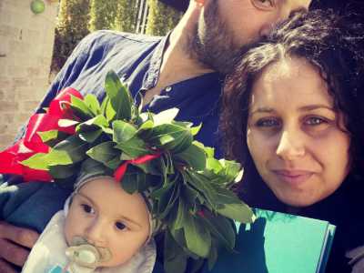 ...Il mio piccolo Giuseppe era in braccio a me mentre venivo dichiarata dottoressa. E� stato un momento intenso, che non avrei mai potuto vivere se non fossi stata collegata telematicamente�